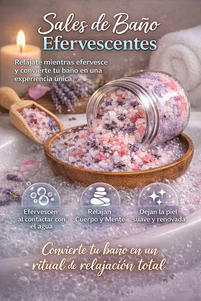 Sales de baño efervescentes