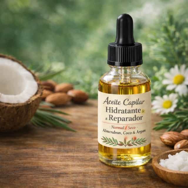 Aceite capilar reparador