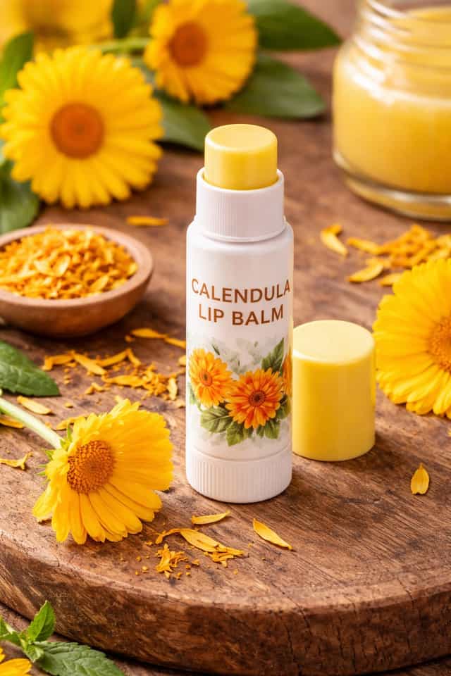 Bálsamo labial de caléndula