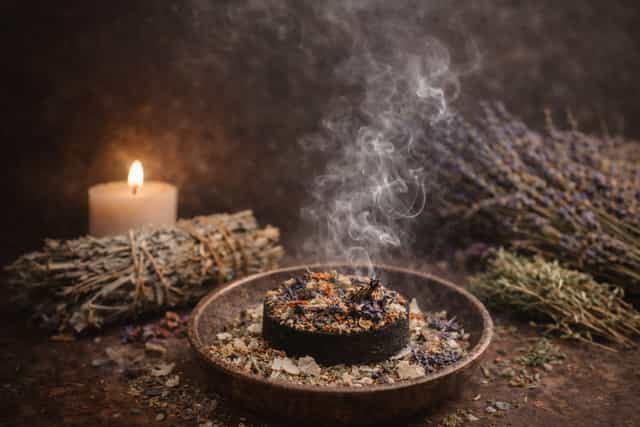 Sahumerio limpieza energética