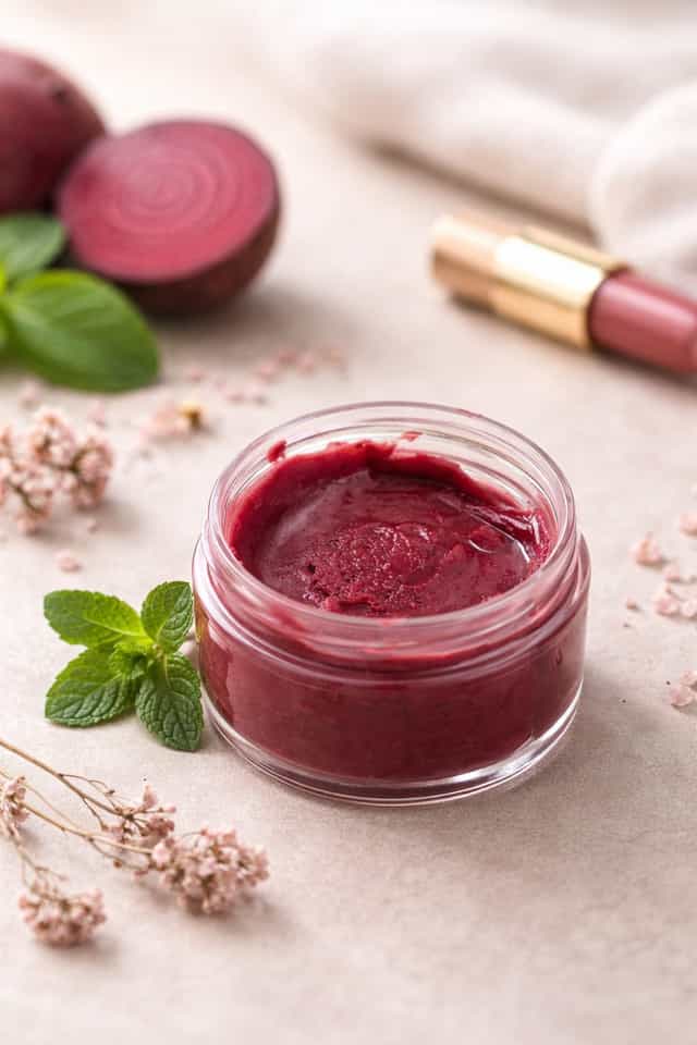 Bálsamo Labial de Beterraga Natural